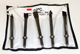 Комплект длинных зубил для пневматического молотка (JAH-6833H), 5 предметов в Невинномысске